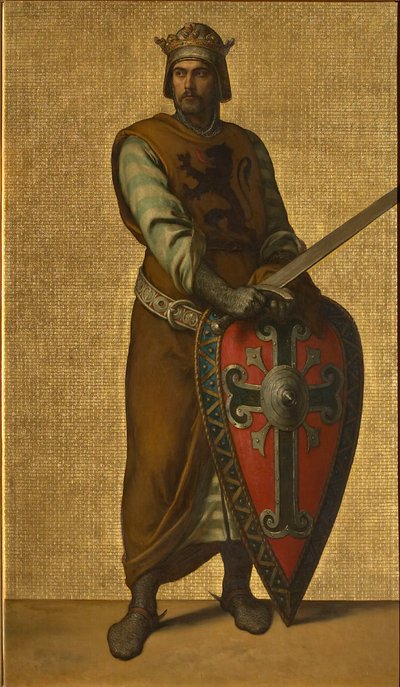 Robert II of Jerusalem by Louis Joseph Gallait