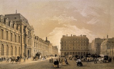 The Louvre by Louis Jules (after) Arnout