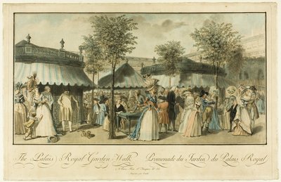 The Palais Royal Garden Walk by Louis Lecoeur