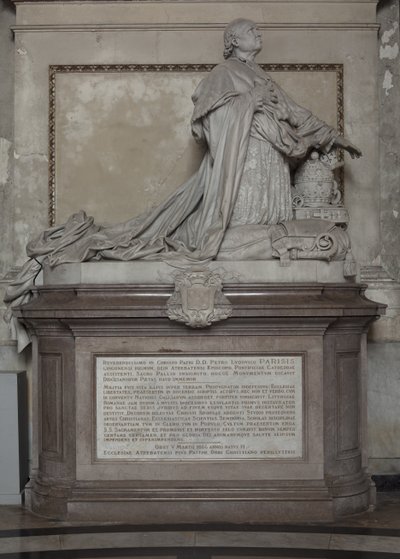 Funerary monument to Pedro Ludovico Parisis by Louis Leon Cugnot