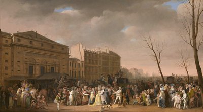 Carnival Scene, 1832 by Louis Leopold Boilly