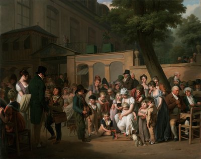 Entrance to the Jardin Turc by Louis Leopold Boilly