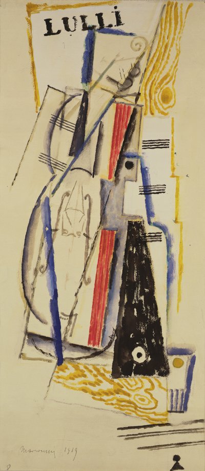 Abstract Lulli, 1919 by Louis Marcoussis
