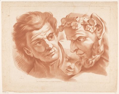 Three Heads by Louis Marin Bonnet (possibly)
