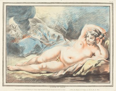 Jupiter and Danaë by Louis Marin Bonnet