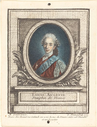 Louis-Auguste, Dauphin of France by Louis Marin Bonnet