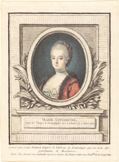Marie-Antoinette, Dauphine by Louis Marin Bonnet