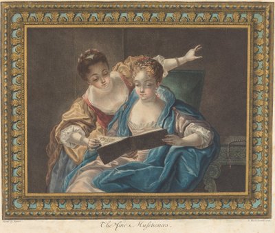 The Fine Musetioners, 1775 by Louis Marin Bonnet