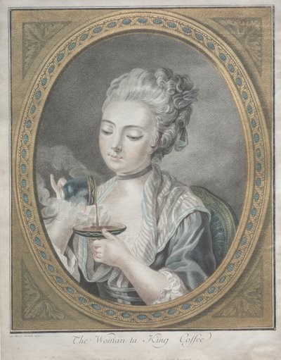 The Woman Taking Coffee, 1774 by Louis Marin Bonnet