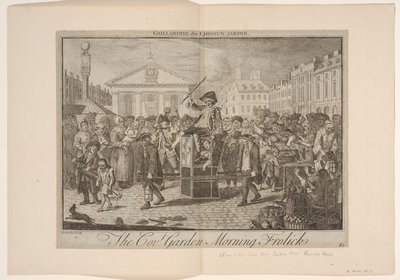 The Covent Garden Morning Frolic by Louis Philippe Boitard