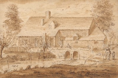 View near Aldenham, Herts by Louis Philippe Boitard