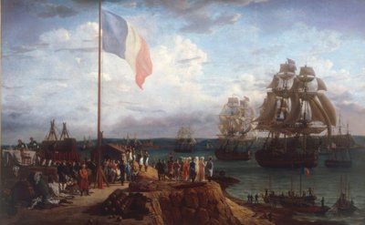 Napoleon I and Empress Marie-Louise by Louis Philippe Crepin