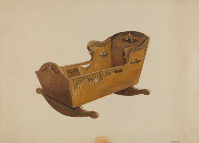 Cradle, c. 1936 by Louis Plogsted