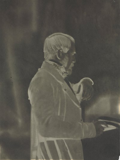 Self-Portrait (negative) by Louis Rémy Robert