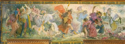 Bacchanale Revel, Pan and Procession by Louis Schaettle