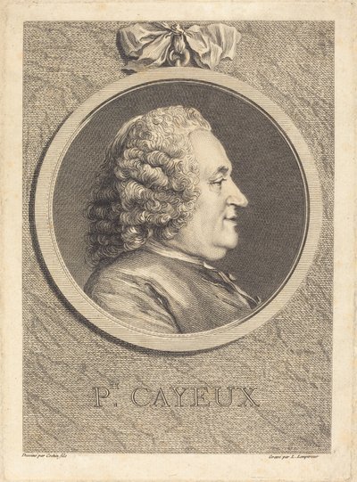 Philippe Cayeux by Louis Simon Lempereur after Charles Nicolas Cochin II