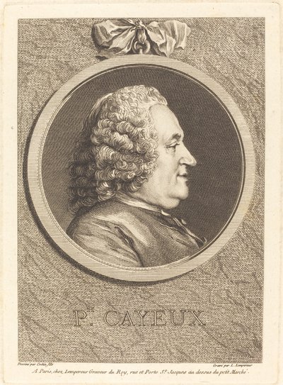 Philippe Cayeux by Louis Simon Lempereur after Charles Nicolas Cochin II