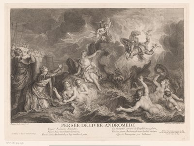Perseus Rescues Andromeda by Louis Surugue