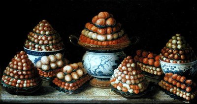Still Life of Strawberries by Louis Tessier
