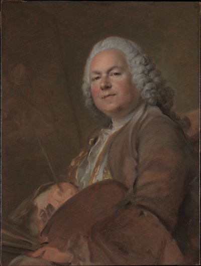 Portrait of Jean-Marc Nattier by Louis Tocqué