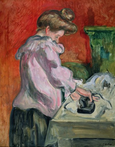 A Woman Ironing by Louis Valtat