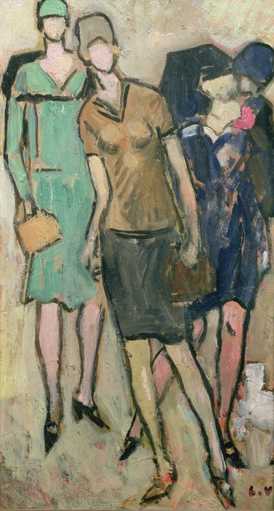 Figure and Young Girl in a Pull-Over by Louis Valtat