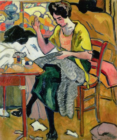 The Seamstress by Louis Valtat