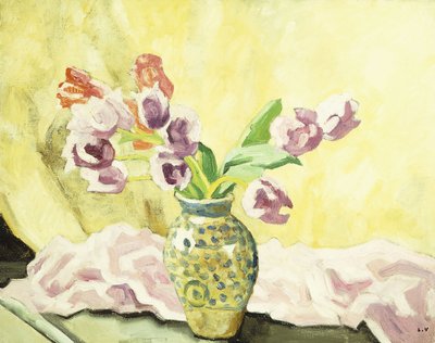 Vase of Tulips by Louis Valtat