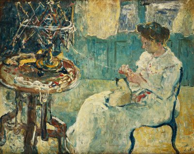 Woman with Reel by Louis Valtat