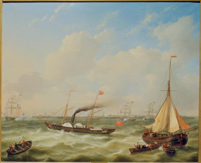 Queen Victoria in Ostend 1843 by Louis Verboeckhoven