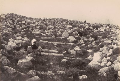 Ruins near Beirut, Lebanon by Louis Vignes
