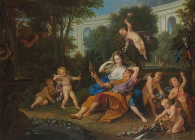 Rinaldo and Armida by Louis de Boullogne