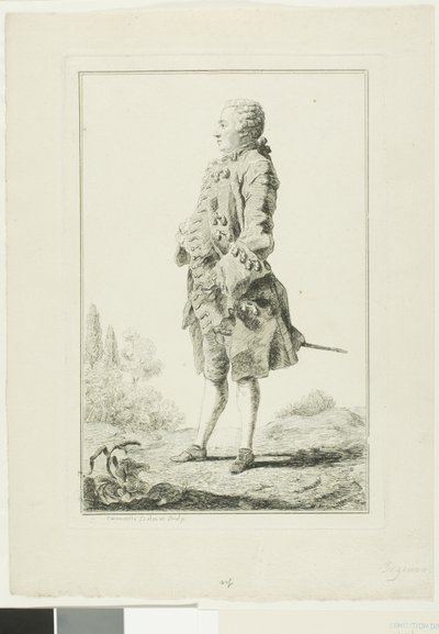 Peter Josef-Victor de Benseval by Louis de Carmontelle