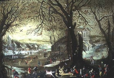 A Winter Scene by Louis de Silvestre