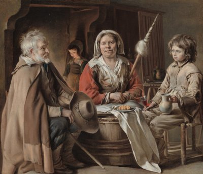 Peasant Interior, c. 1645 by Louis le Nain