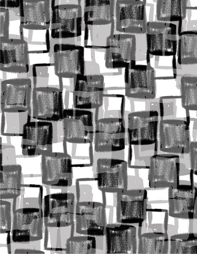 Monochrome Squares by Louisa Hereford