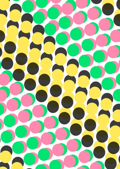 Overlayed Dots by Louisa Hereford