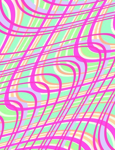 Swirly Check, 2011 by Louisa Hereford