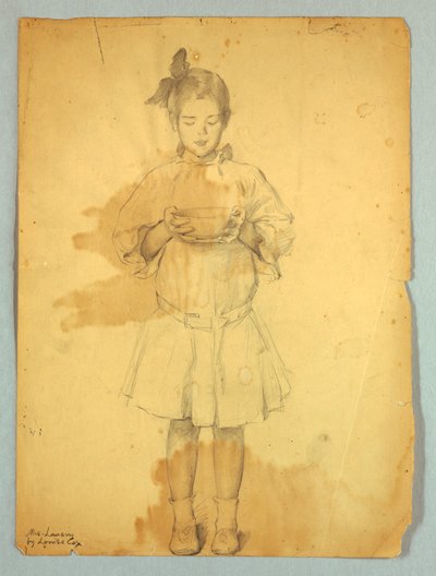 Girl with Bowl by Louise Howland King Cox
