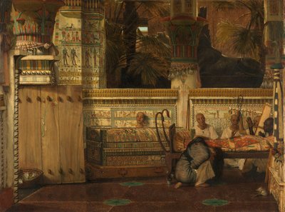 The Egyptian Widow by Lourens Alma Tadema