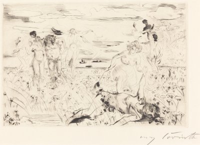 Bacchanal by Lovis Corinth