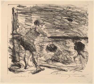 The Bath House by Lovis Corinth