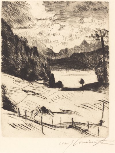 The Walchensee by Lovis Corinth