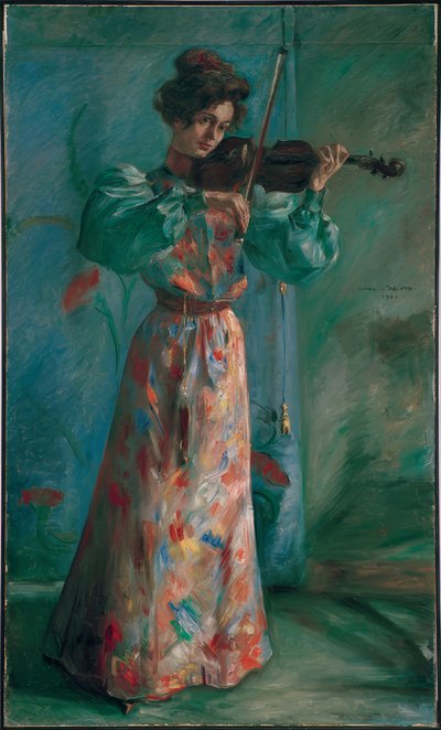 The Violinist by Lovis Corinth