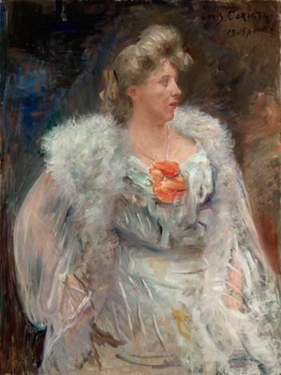 The Singer Frieda Halbe by Lovis Corinth