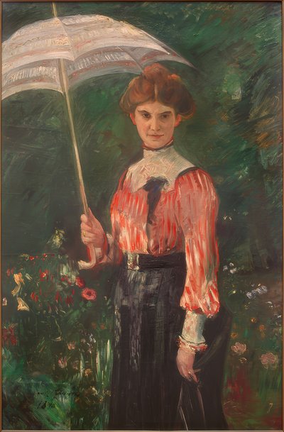 Mrs. Halbe by Lovis Corinth