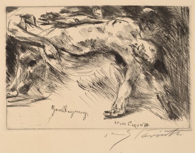 Burial by Lovis Corinth