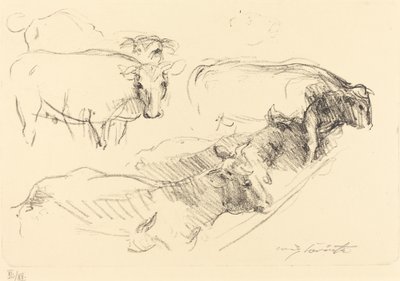 Cows by Lovis Corinth