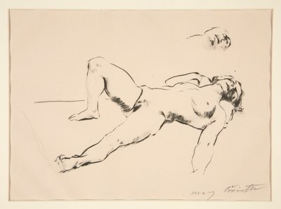 Reclining Nude by Lovis Corinth