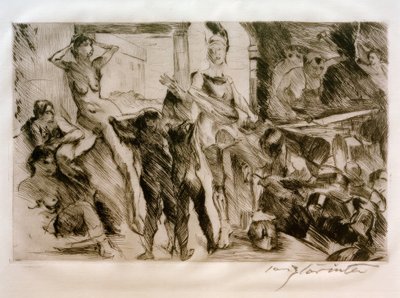 Forge of Vulcan by Lovis Corinth